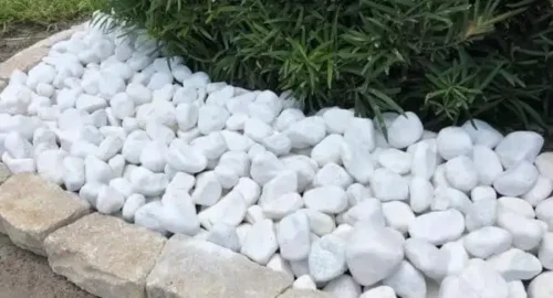 Snow White pebbles 20KG - Image 3