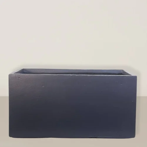 Rectangular Black Pot - Large