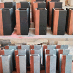 Fiber Planters – Square Shaped (Two Tone)