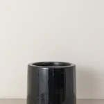 Lily | Black (Plastic Fibre Pot)